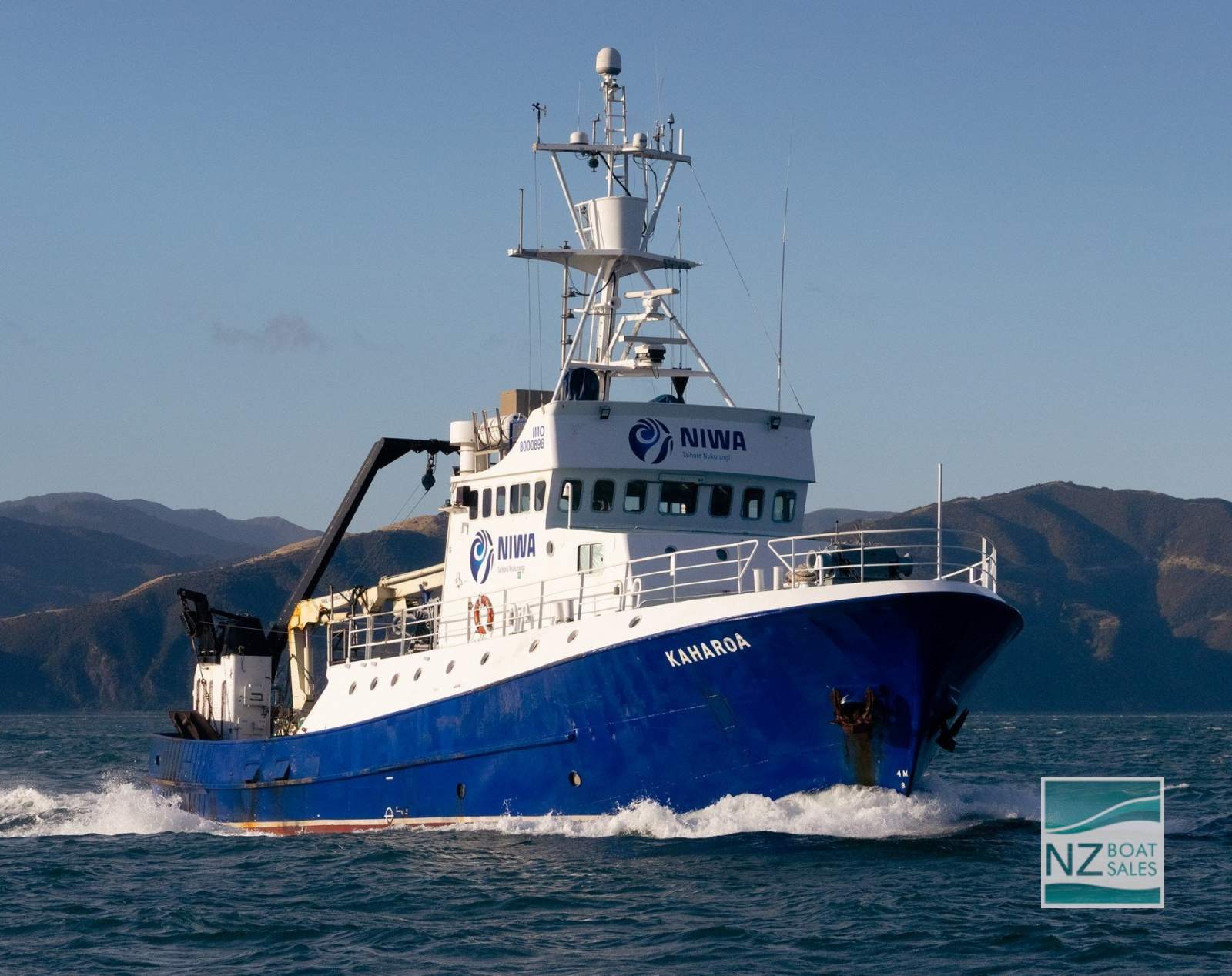 KAHAROA: Purpose Built Coastal Survey Vessel