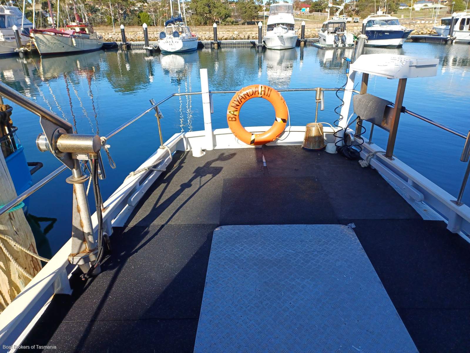 Custom traditional Tassie ex fishing boat