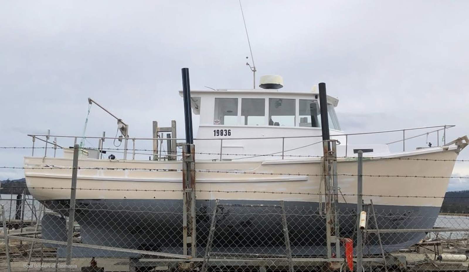 Banyandah 2 Custom traditional Tassie ex fishing boat Boat Brokers of Tasmania