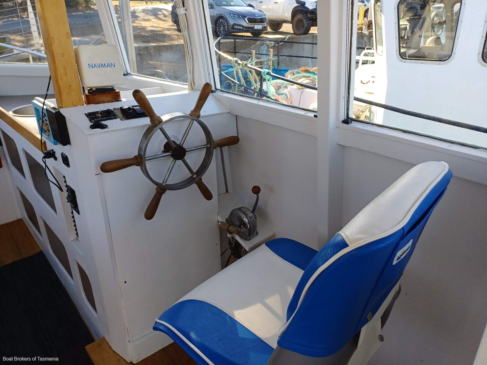 Banyandah 2 Custom traditional Tassie ex fishing boat Boat Brokers of Tasmania