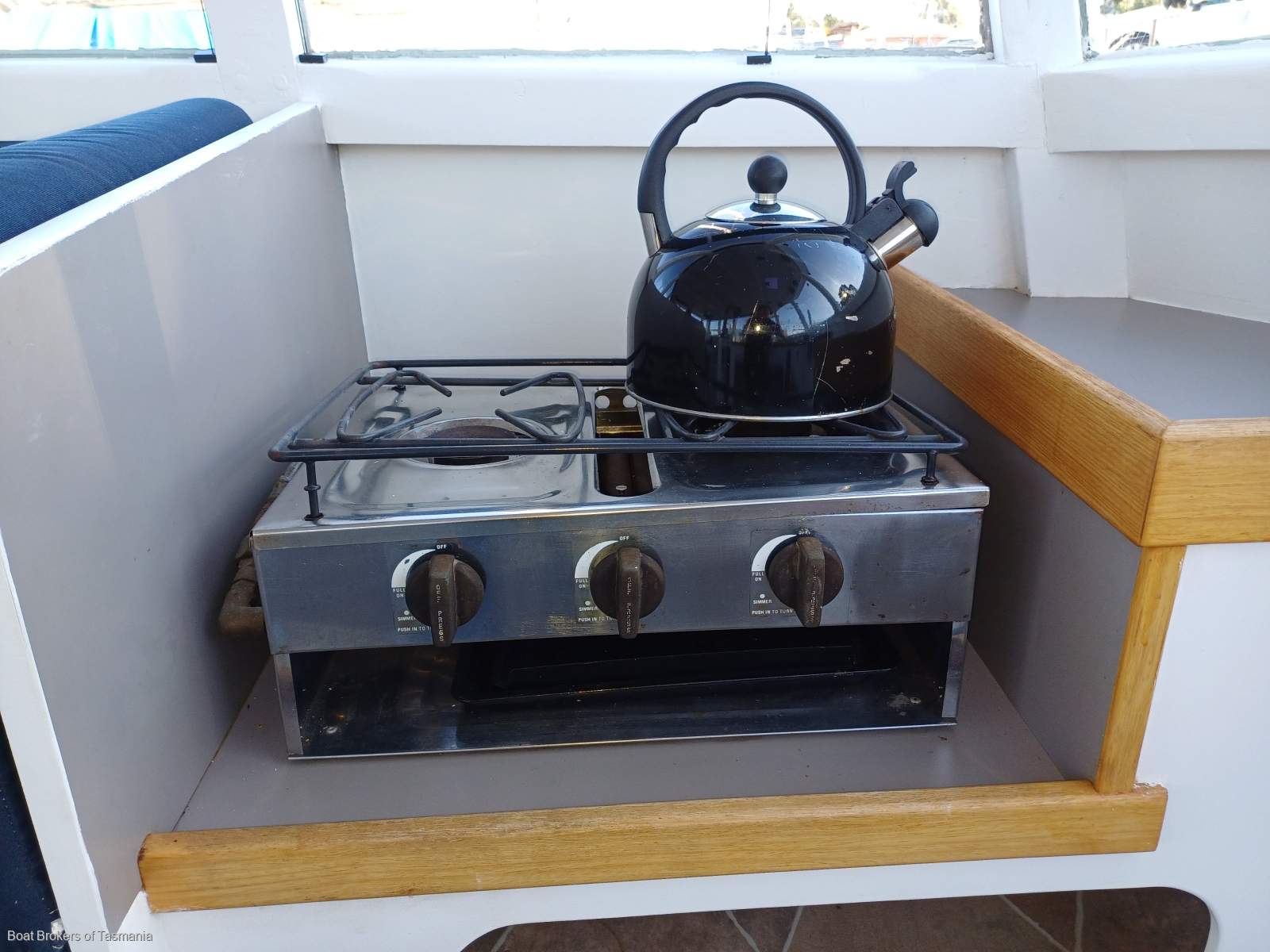 Banyandah 2 Custom traditional Tassie ex fishing boat Boat Brokers of Tasmania