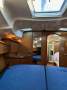 Jeanneau Sun Odyssey 40.3 Twin wheel walk through transom masthead rigged:FWD V Berth Looking AFT