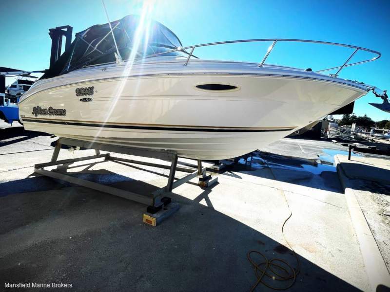 Sea Ray 225 Weekender With Rack Storage and Road Trailer