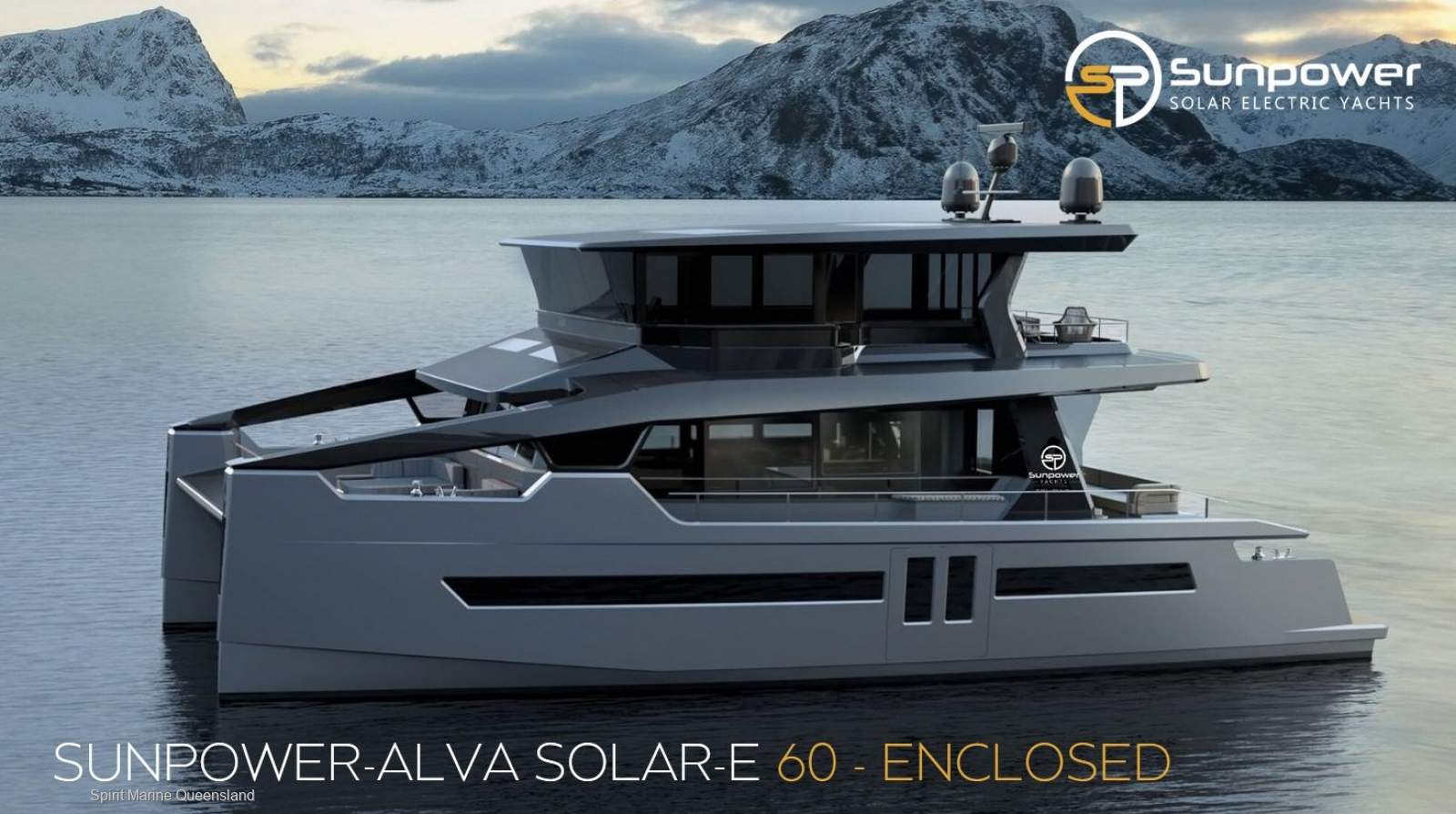 Sunpower Yachts Alva Solar E60 FB Enclosed