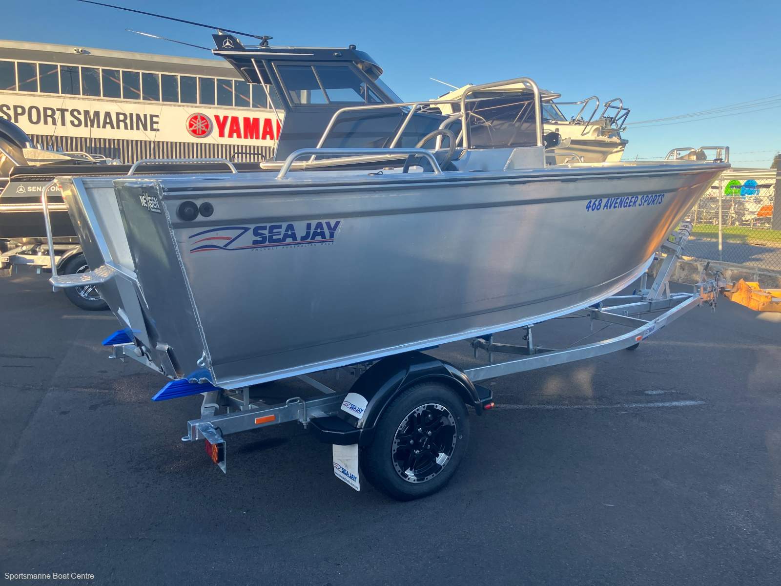 New Sea Jay 4.68 Avenger Sports Boat, Motor, Trailer Package