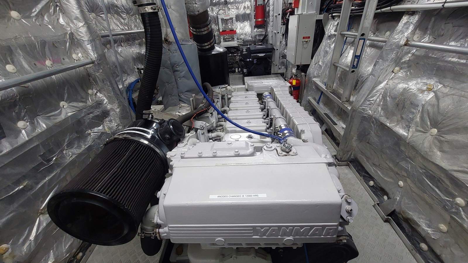 2 X Yanmar 6AYWGT Diesel Engines & 2 Northern Lights 65eKw Generators