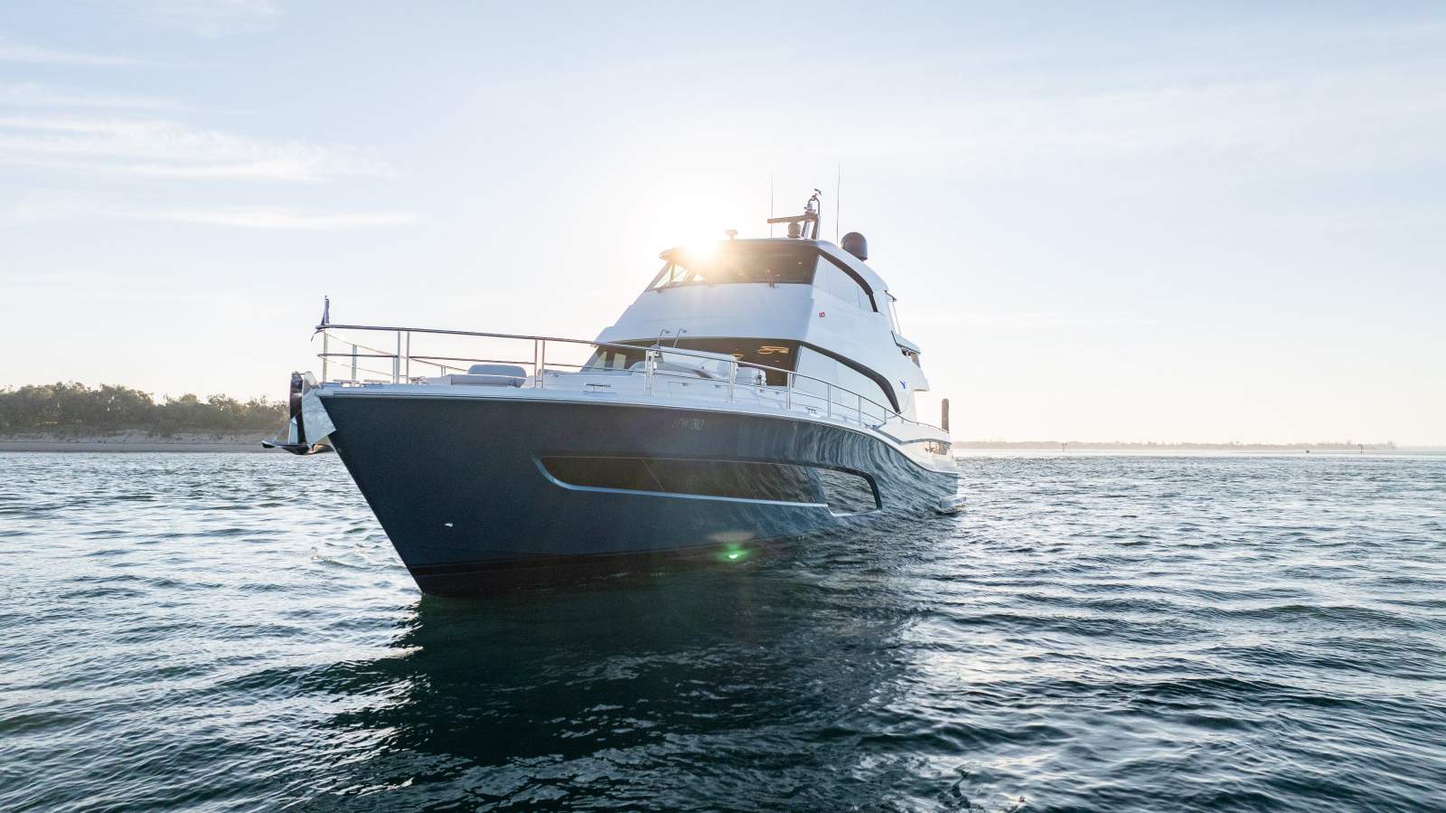 Riviera 78 Motor Yacht Enclosed Bridge Deck