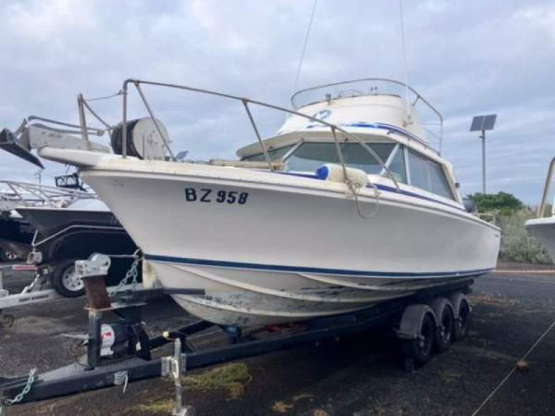 Bertram 25 Flybridge Twin Outboards