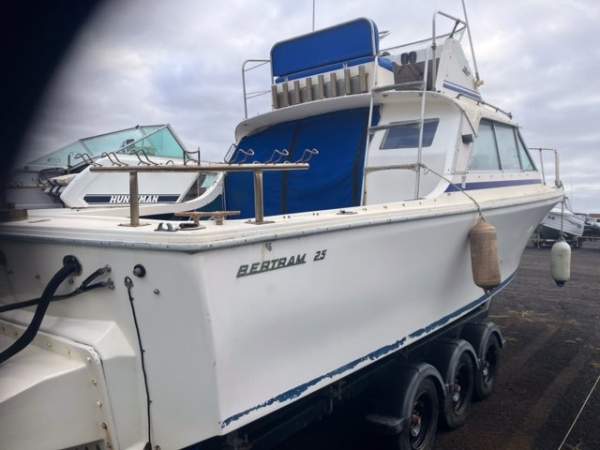 Bertram 25 Flybridge Twin Outboards