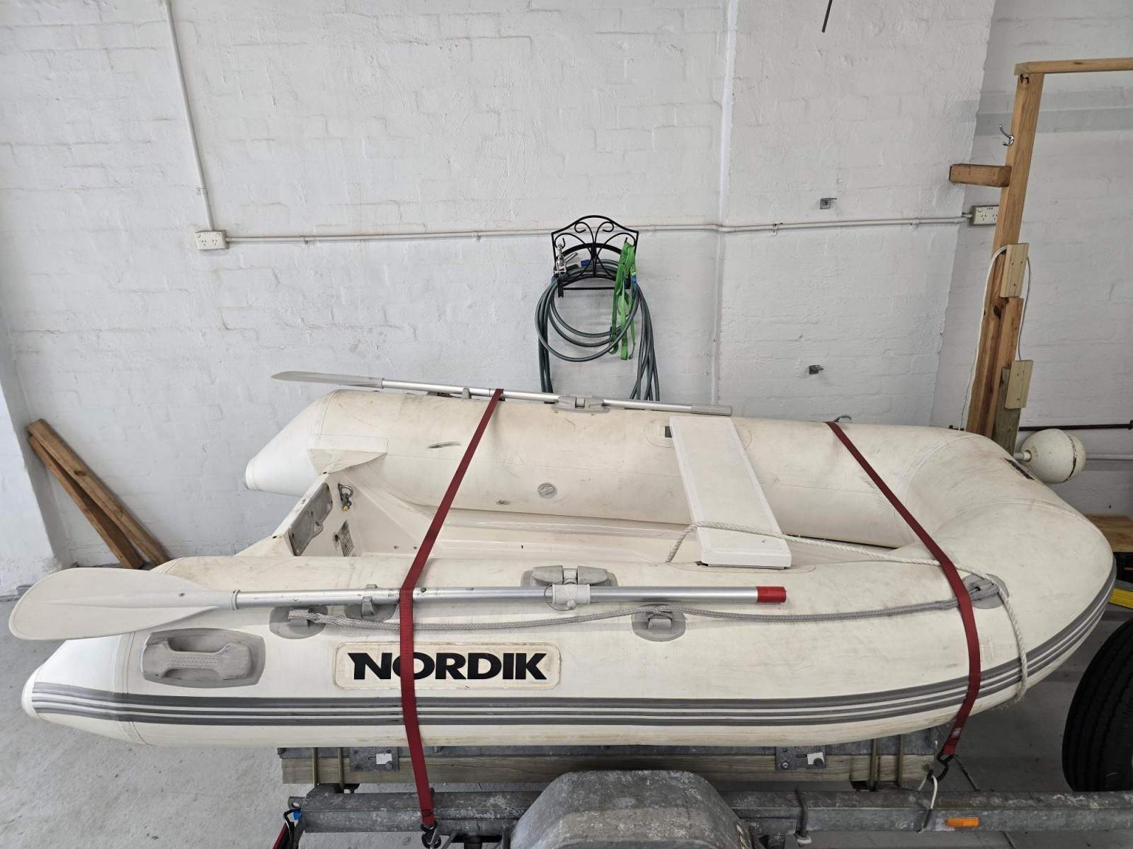 Nordik 250 Fiberglass RIB + Trailer + 3.3HP outboard - can separate