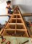 William Fife 36 Linear Rater:shipwright rebuilding/strengthening bow