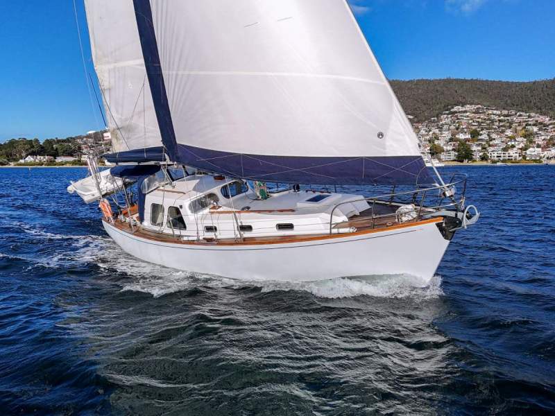 Geoff Cuthbertson 36ft Huon Pine Motorsailer SUPERB HUON PINE MOTORSAILER, EXCELLENT CONDITION!