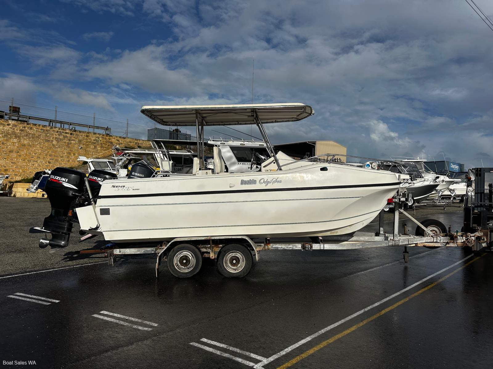 Sea Lynx 600 Twin hull Centre Console Cat Twin 70hp Suzuki outboards 4 strokes with 600hrs