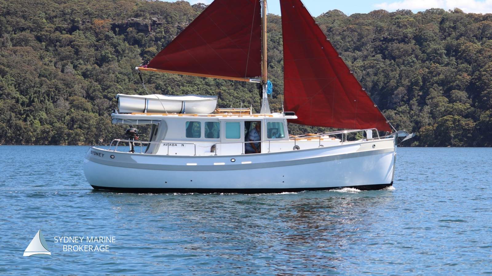 2022 Timber Motor Sailer 'Awaba':2 Sydney Marine Brokerage 2022 Timber Motor Sailer