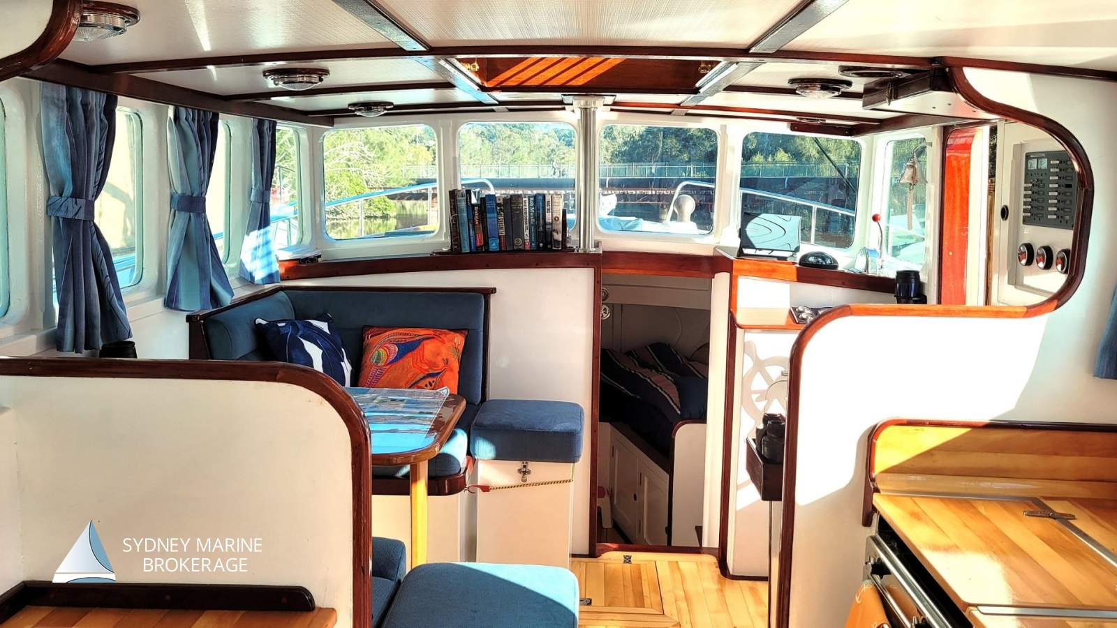 2022 Timber Motor Sailer 'Awaba':3 Sydney Marine Brokerage 2022 Timber Motor Sailer