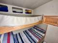 Mews 40 Flybridge Sports Fisher "Single Diesel Shaft with diesel genset ":Lee Cloth on top bunk