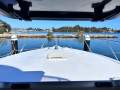 Mews 40 Flybridge Sports Fisher "Single Diesel Shaft with diesel genset ":View out of Hatch