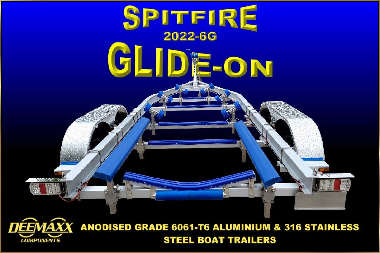 SPITFIRE TRAILER 6.25m Dual axel Boat Trailer
