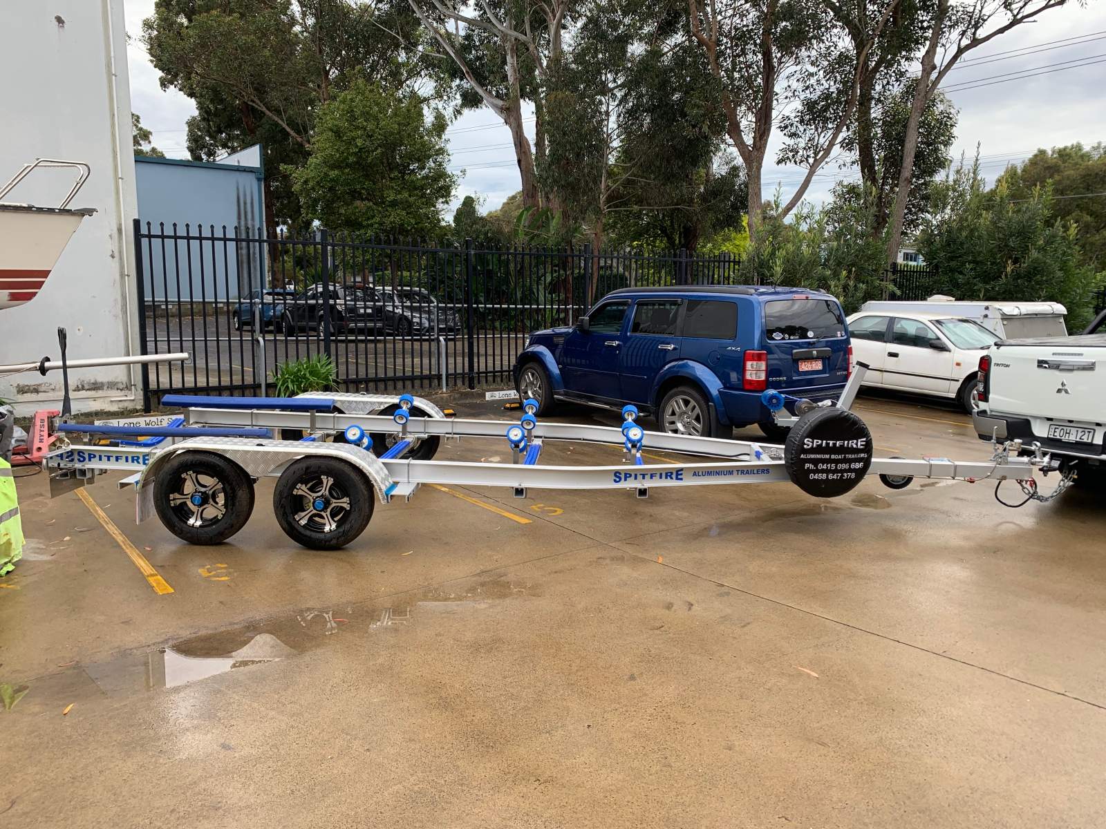 SPITFIRE TRAILER 6.25m Dual axel Boat Trailer