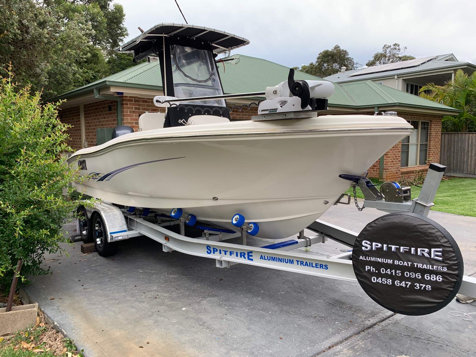SPITFIRE TRAILER 6.25m Dual axel Boat Trailer