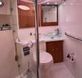 Maritimo M48 Series ll with hydraulic swim platform