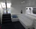 Oceanfast Motor Yacht Custom Built 70:Salon leather couch