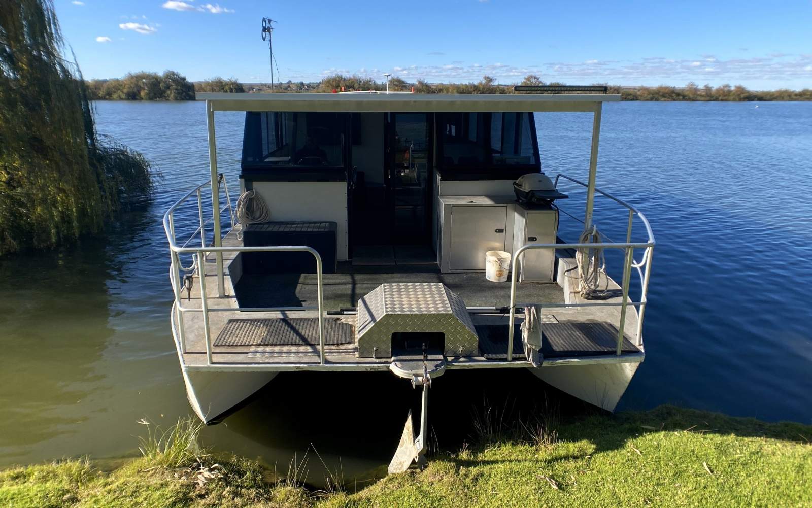"ANTONIETTA II" CatCav 45, Alloy Pontoon Houseboat