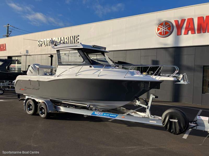 CruiseCraft E695HT Grey Coloured Hull, White F300 Yamaha