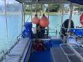 Snyper Custom Dive Boat On tri axle Swiftco Trailer