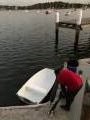 Vivacity Castle Marine, 6m long, bilge keel:Tender outboard