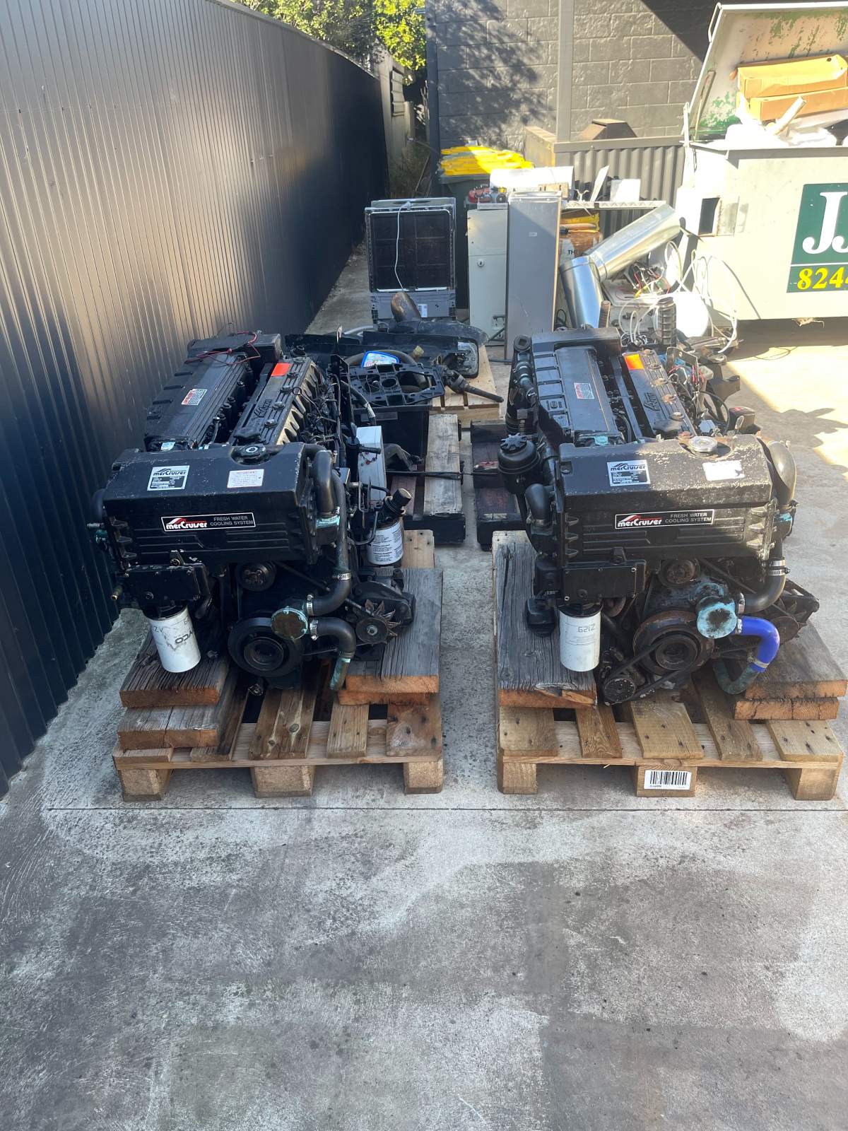 Mercruiser 6cyl Diesel Engines x 2