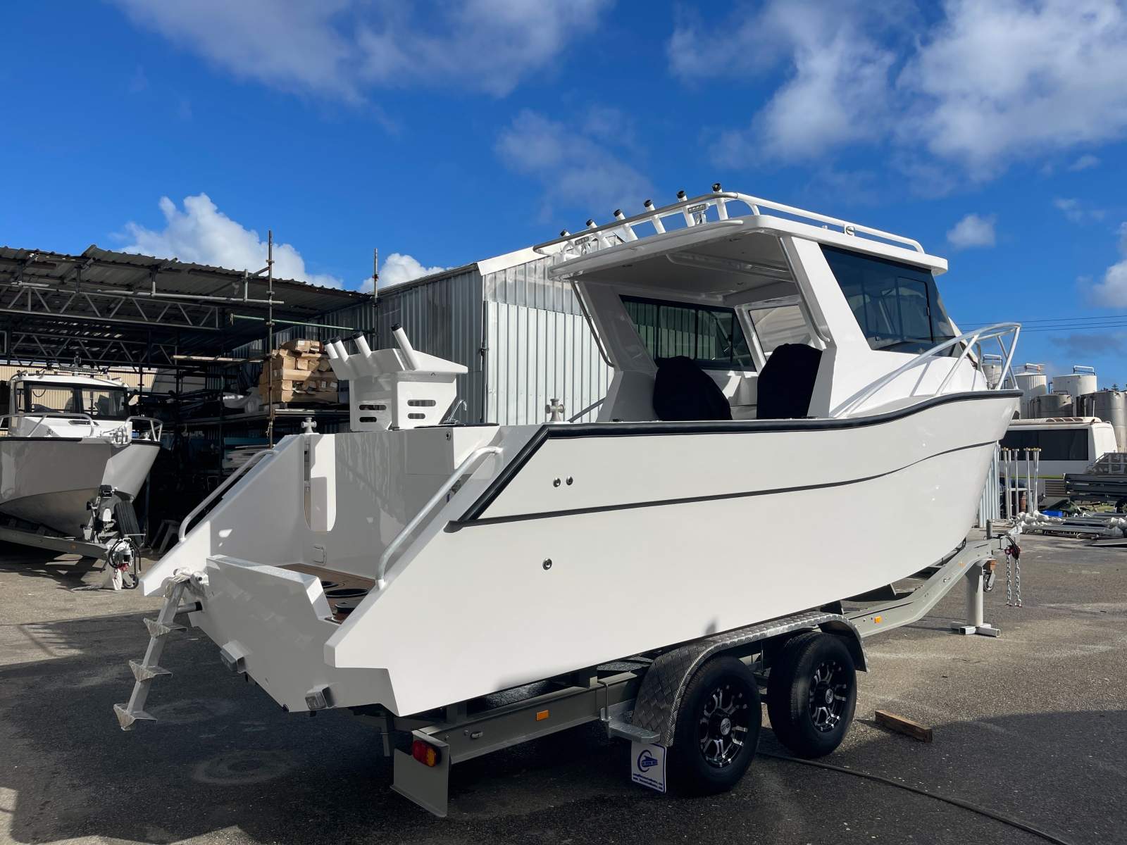 Lux Custom Boats 7700HT Ready to fit engine - with Sika flooring