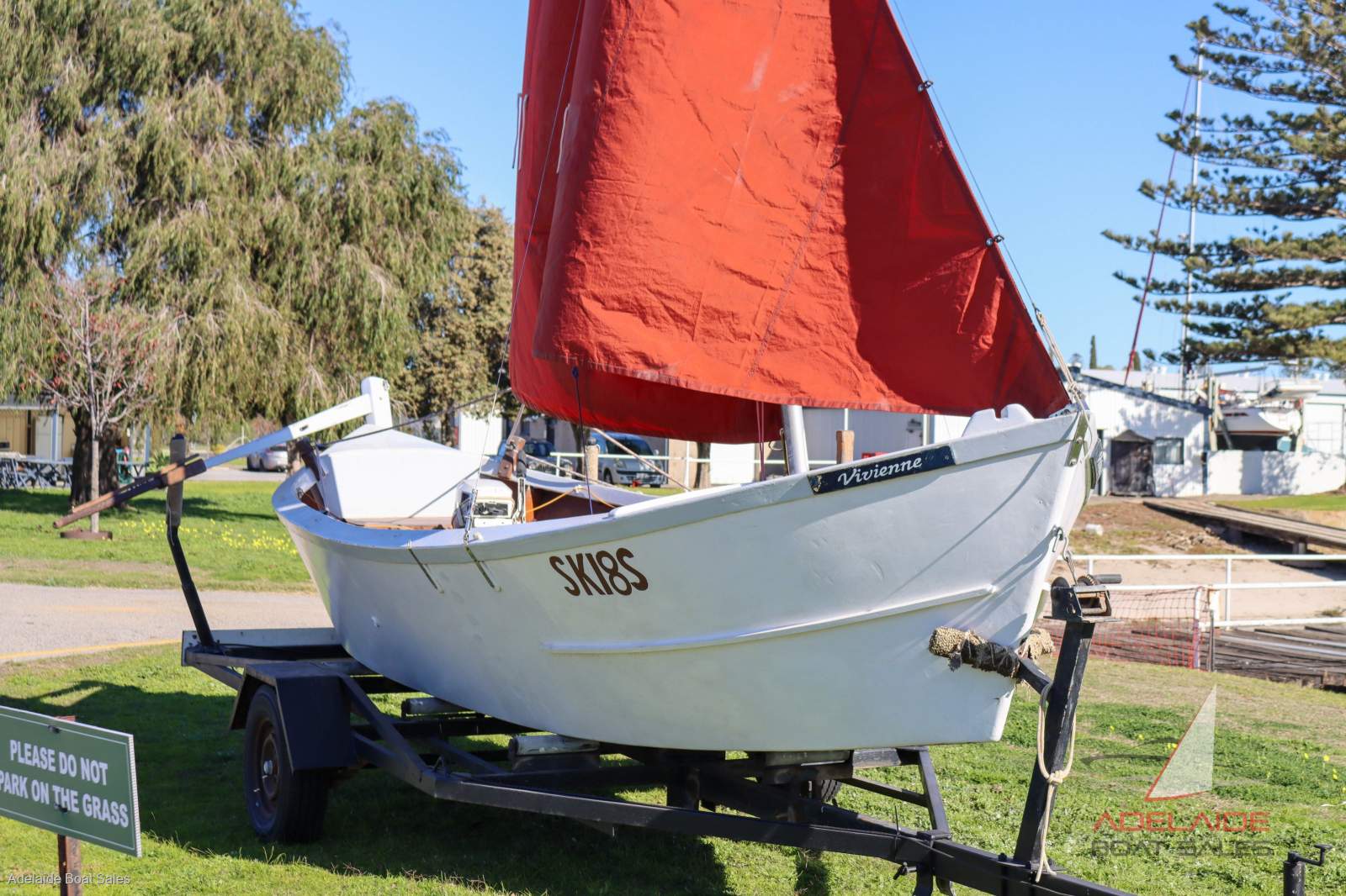 Dory timber trailer sailer