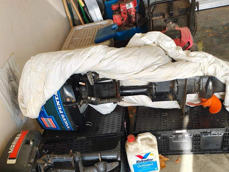 Matched Pair - Volvo Penta 90 & Mariner 2.5hp - Restoration-Ready Outboards