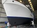 Universal 41 Flybridge Cruiser Custom extended to 44 foot.