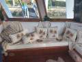 Universal 41 Flybridge Cruiser Custom extended to 44 foot.:Saloon