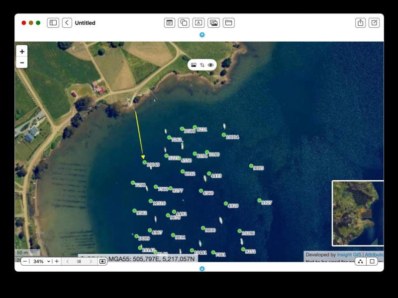 Mooring for sale - Copper Alley Bay - near Cygnet, Tas.