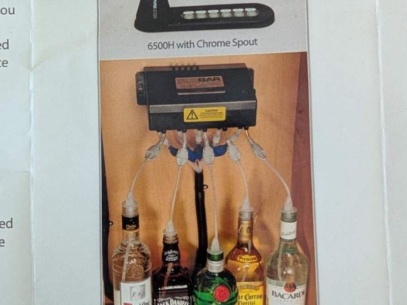 12 Volt Pushbutton Drink Dispenser for boat bar