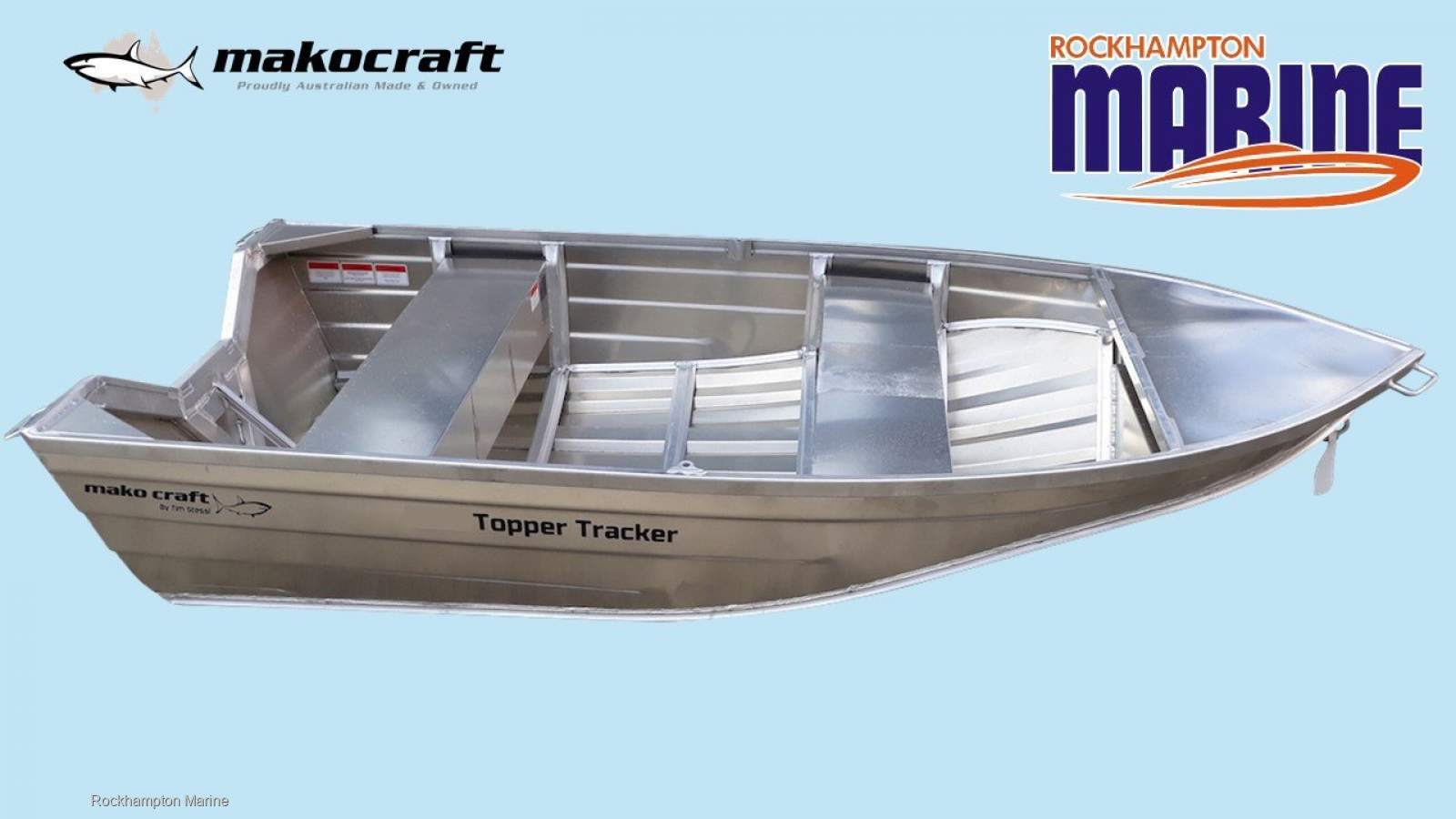 Makocraft 376 Topper Tracker BOAT ONLY FOR CAR TOPPING!!