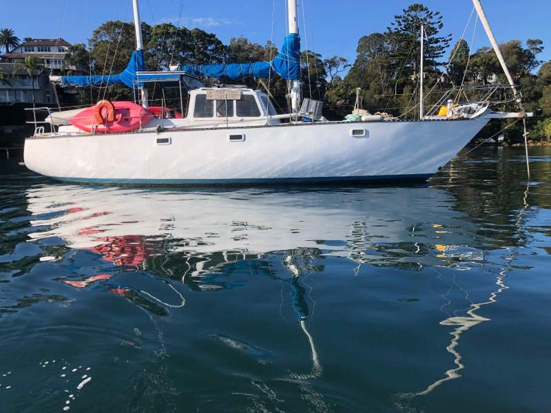 Roberts 40 Ketch with Dog House Mooring Option Sydney Harbour