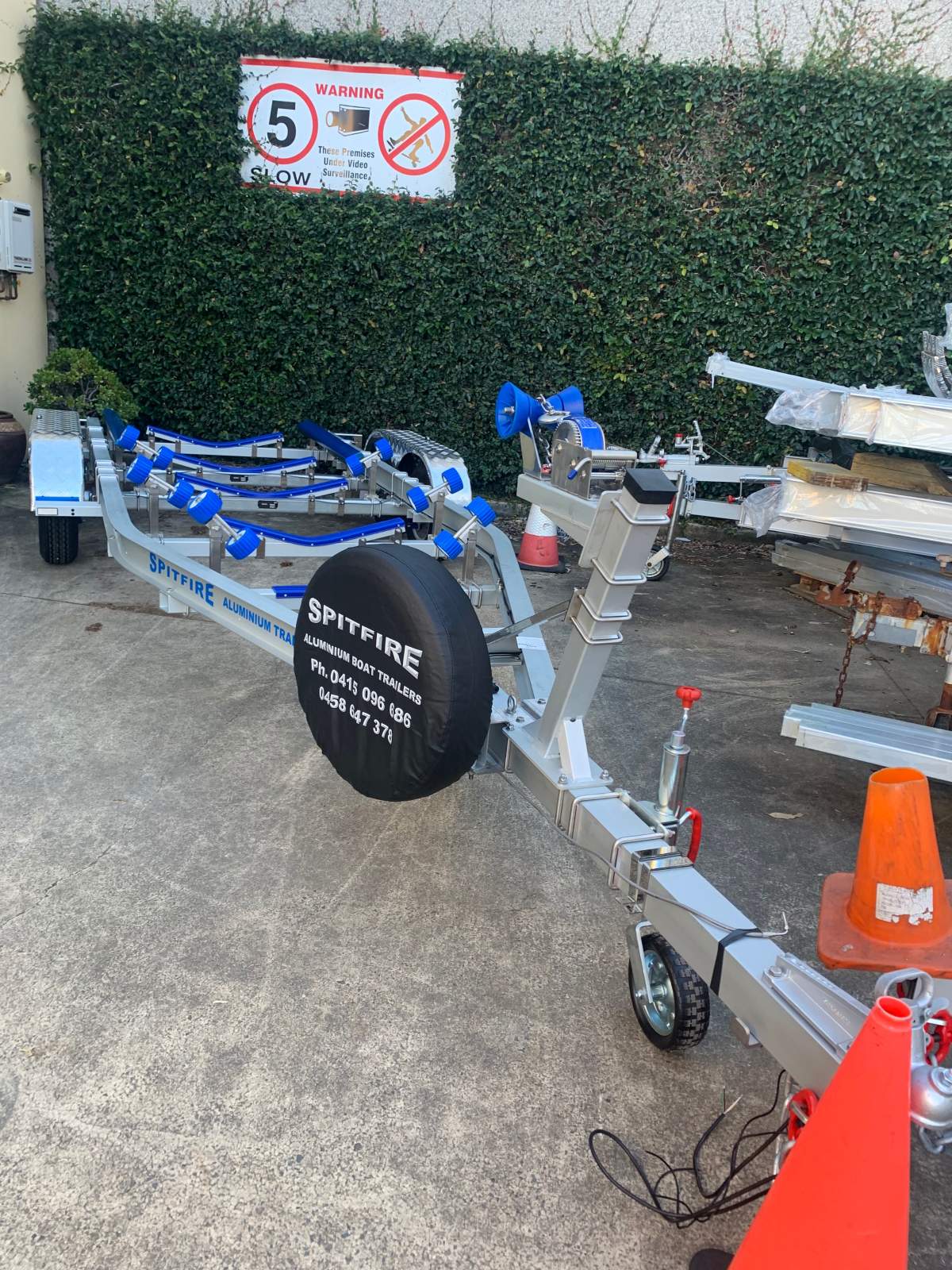 SPITFIRE ALUMINIUM BOAT TRAILER Alloy Boat Trailer 7.6m -3000 kg ATM