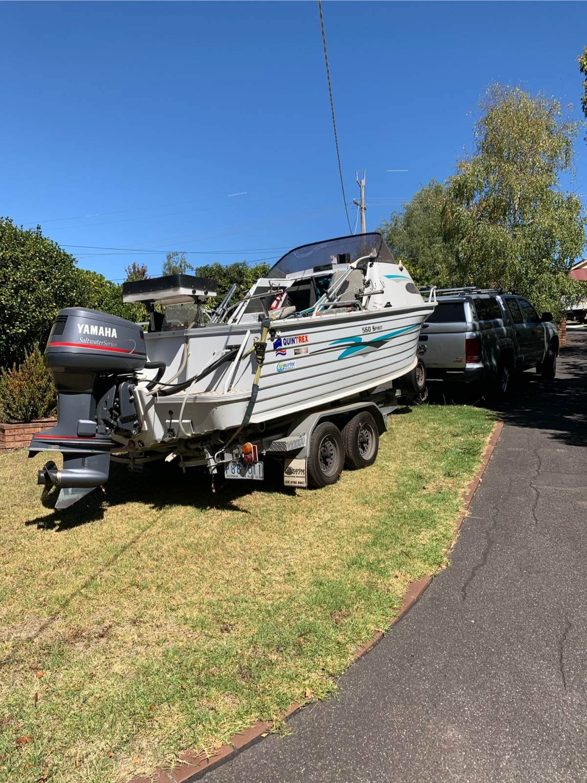 Quintrex 560 Spirit Cuddy cabin