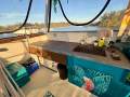 Modern houseboat on Wallis Lake