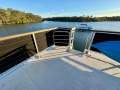 Modern houseboat on Wallis Lake