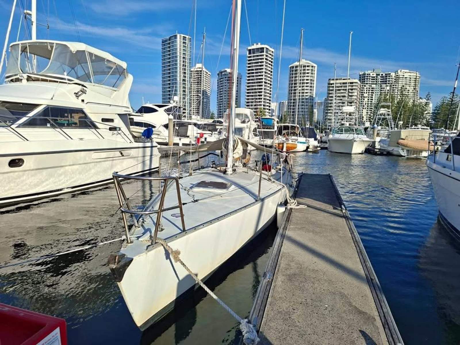 Adams 10 racing yacht
