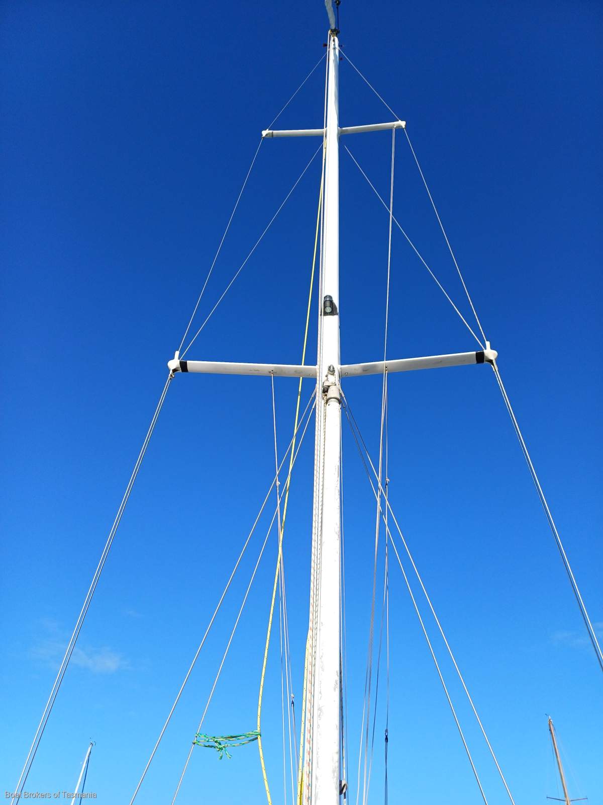 The Shack Jarkan 10.5 Centre cockpit cruising sloop. Boat Brokers of Tasmania