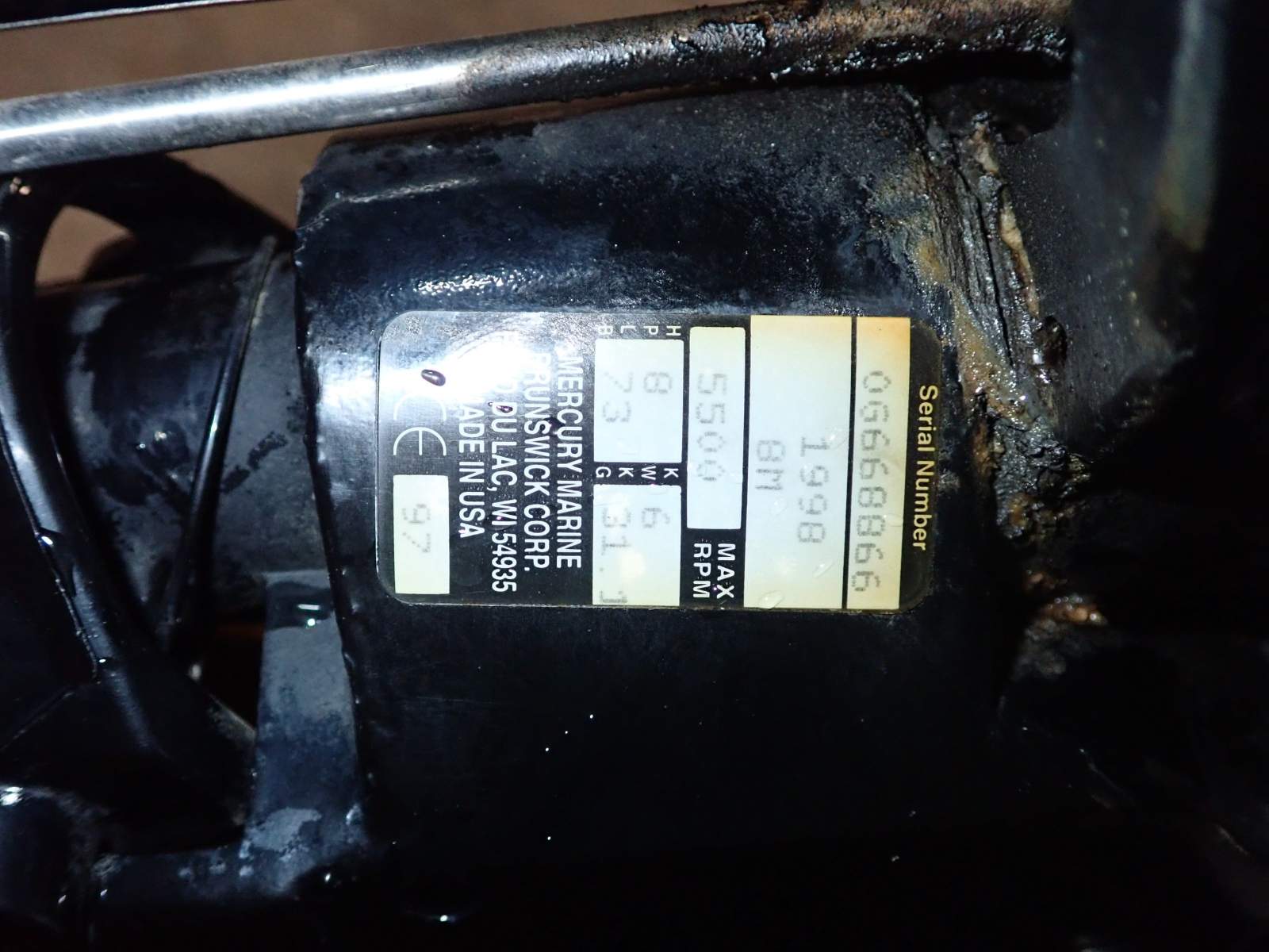 Mercury 8HP Outboard Motor