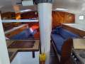 Marples 44 Fast Cruiser Constant Camber Cat-Rigged Schooner Tri:Entering Main Cabin