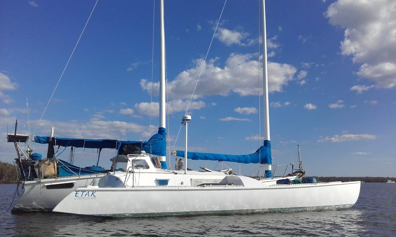 Marples 44 Fast Cruiser Constant Camber Cat-Rigged Schooner Tri:Bundaberg