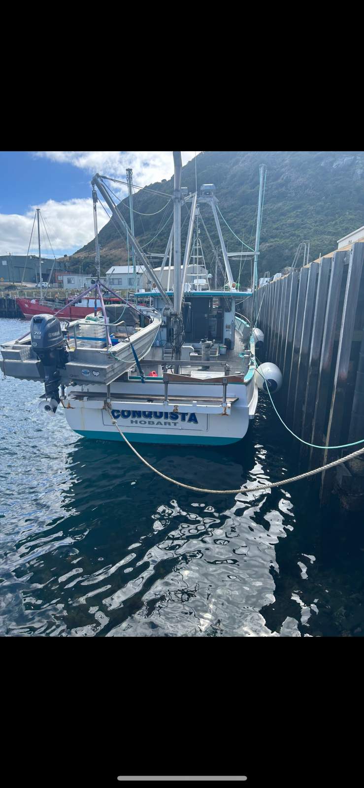 Bernard Wilson Comercial fishing vessel built in triabunna